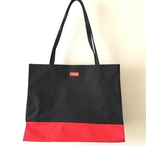 Lancôme Black/Red Shoulder bag Tote